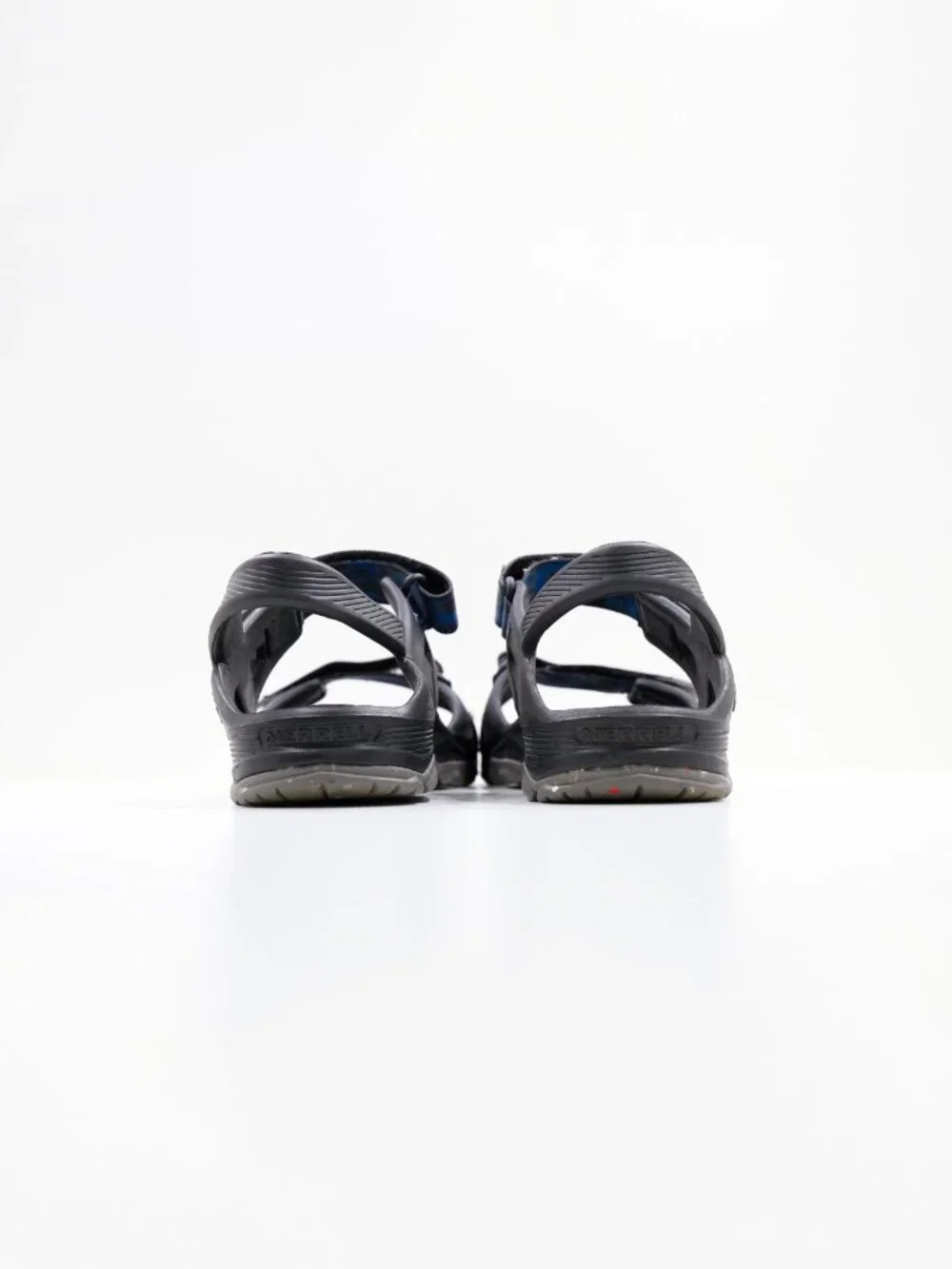 Merrell Hydro Drift Black & Blue Lightweight Water Sandals - Youth 4